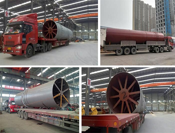 Kaolin rotary kiln production workshop