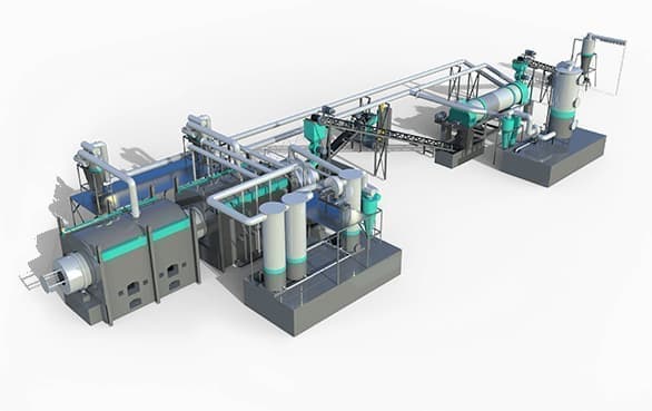 Coconut fibre dryer systems Coconut fibre dryer systems
